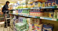 Los hogares españoles destinan el 3,48 por ciento del gasto en alimentación para la compra de leche