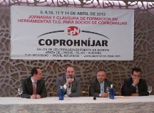 José Manuel Ortiz felicita a Coprohníjar por su apuesta por las tecnologías de la información