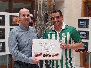 José Manuel Estévez, Responsable de I+D de La Palma ganador del Juego “los Cracks de los Cherry”.
