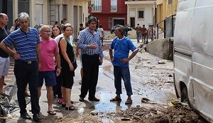 Crespo pide a Ortiz que las ayudas a los agricultores afectados por las inundaciones en Adra y El Ejido «lleguen cuanto antes»