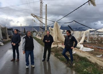Varios tornados detrozan más de 150 hectáreas de invernadero en El Ejido