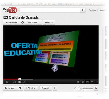 En el vídeo se muestra la oferta formativa y participación de este centro en programas y proyectos educativos En el vídeo se muestra la oferta formativa y participación de este centro en programas y proyectos educativos