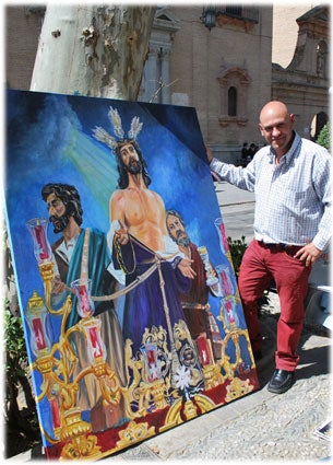 Jesús, junto a su obra prácticamente terminada Jesús, junto a su obra prácticamente terminada