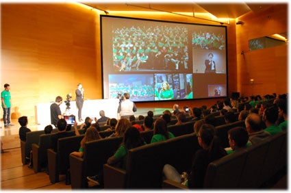 Aspecto que presentaba el auditorio del Parque de las Ciencias Aspecto que presentaba el auditorio del Parque de las Ciencias