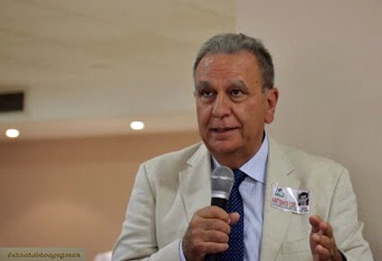El autor de este artículo, Antonio Luis García, durante su intervención en el acto / B. ROA