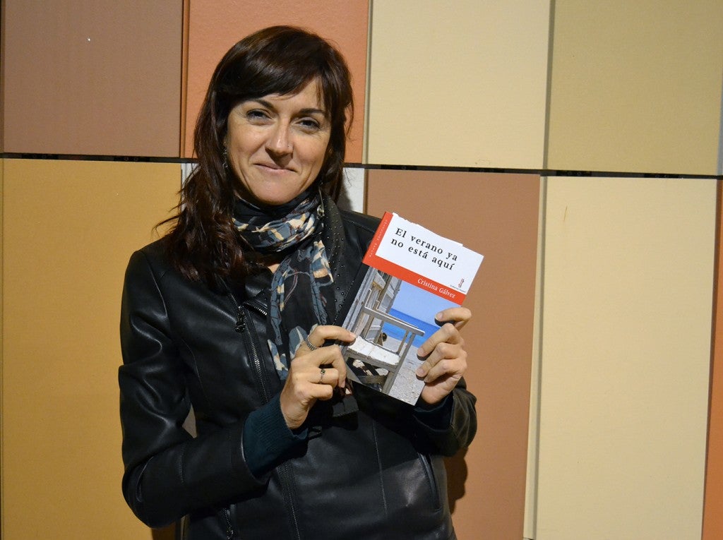 Cristina Gálvez, autora de 'El verano ya no está aquí' (Nazarí) 02/11/2016 FOTO: ANTONIO ARENAS