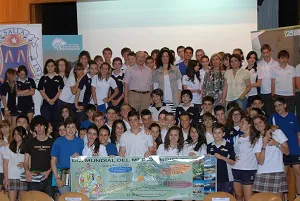 La delegada en Almería celebra el Día Mundial del Medio Ambiente con escolares de La Salle