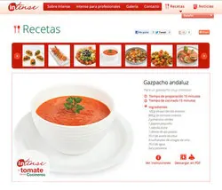 Intense™, el tomate de los cocineros ya tiene su web en español