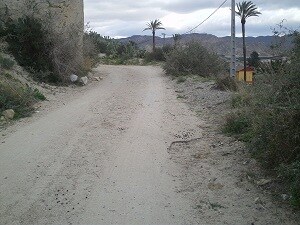 La Junta de Andalucía avanza en las obras de mejora de 6 caminos rurales en Cuevas del Almanzora