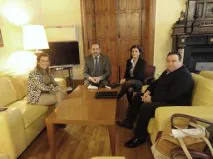 Asaja traslada a la delegada del gobierno de la Junta de Andalucía su interés por el estado de las obras de impulsión de la balsa del Sapo
