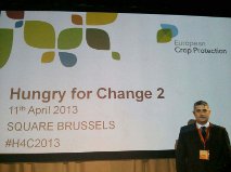 La Estación Experimental Cajamar participa en la conferencia mundial ‘Hungry for change’ en Bruselas sobre seguridad alimentaria