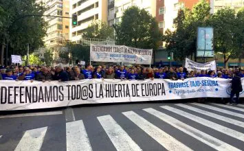Los regantes de Almería exigen al Gobierno que ponga en uso todos los pozos de cuenca del Segura