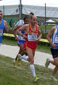 José Ramón, en plena carrera del último Campeonato Mundial José Ramón, en plena carrera del último Campeonato Mundial