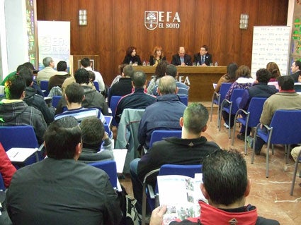 Aspecto del salon de actos de la EFA El Soto Aspecto del salon de actos de la EFA El Soto