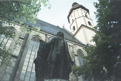 Estatua de J. S. Bach en Leipzig Estatua de J. S. Bach en Leipzig