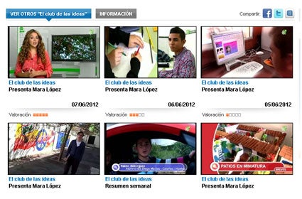 En la actualidad el Club de las Ideas ofrece 188 programas emitidos En la actualidad el Club de las Ideas ofrece 188 programas emitidos