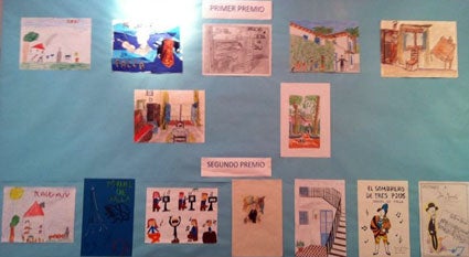 Exposición con los trabajos premiados Exposición con los trabajos premiados