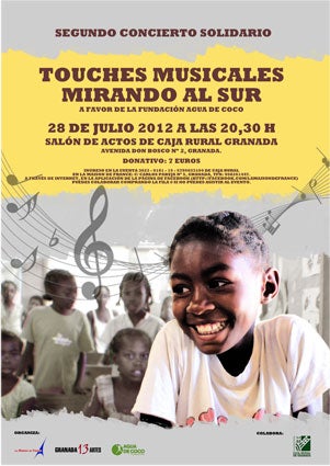 Cartel del concierto solidario en Granada Cartel del concierto solidario en Granada