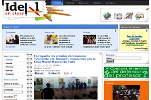Portada de IDEAL EN CLASE en su primera etapa Portada de IDEAL EN CLASE en su primera etapa