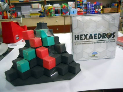 Hexaedros, otro de los juegos de Paco López