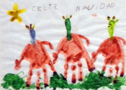 Carla Linde Nieto obtuvo el tercer premio con este dibujo Carla Linde Nieto obtuvo el tercer premio con este dibujo